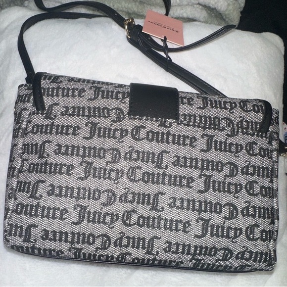 Juicy Couture Black and Gray Crossbody Bag - Picture 3 of 6